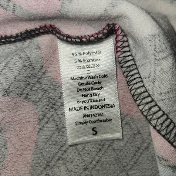 LuLaRoe Pink Floral Amelia Fit & Flare Zip Back Dress Size Small - Picture 6 of 10